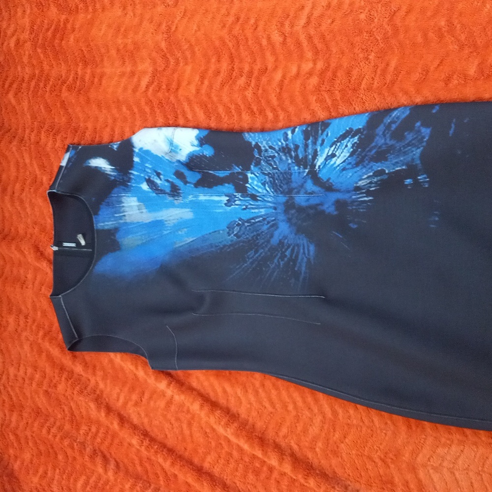 Elie Tahari scuba material dress